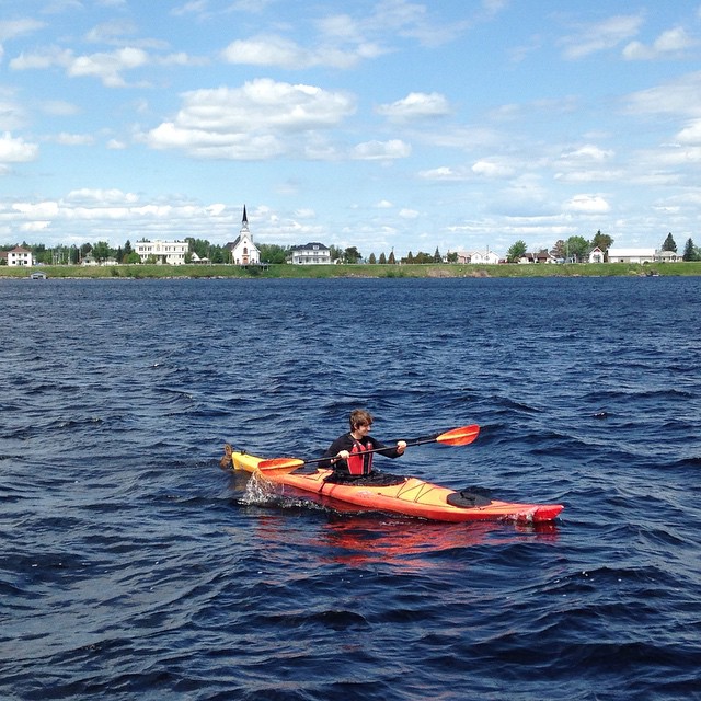 Québec, Saguenay, kayak de mer Lac Saint-Jean