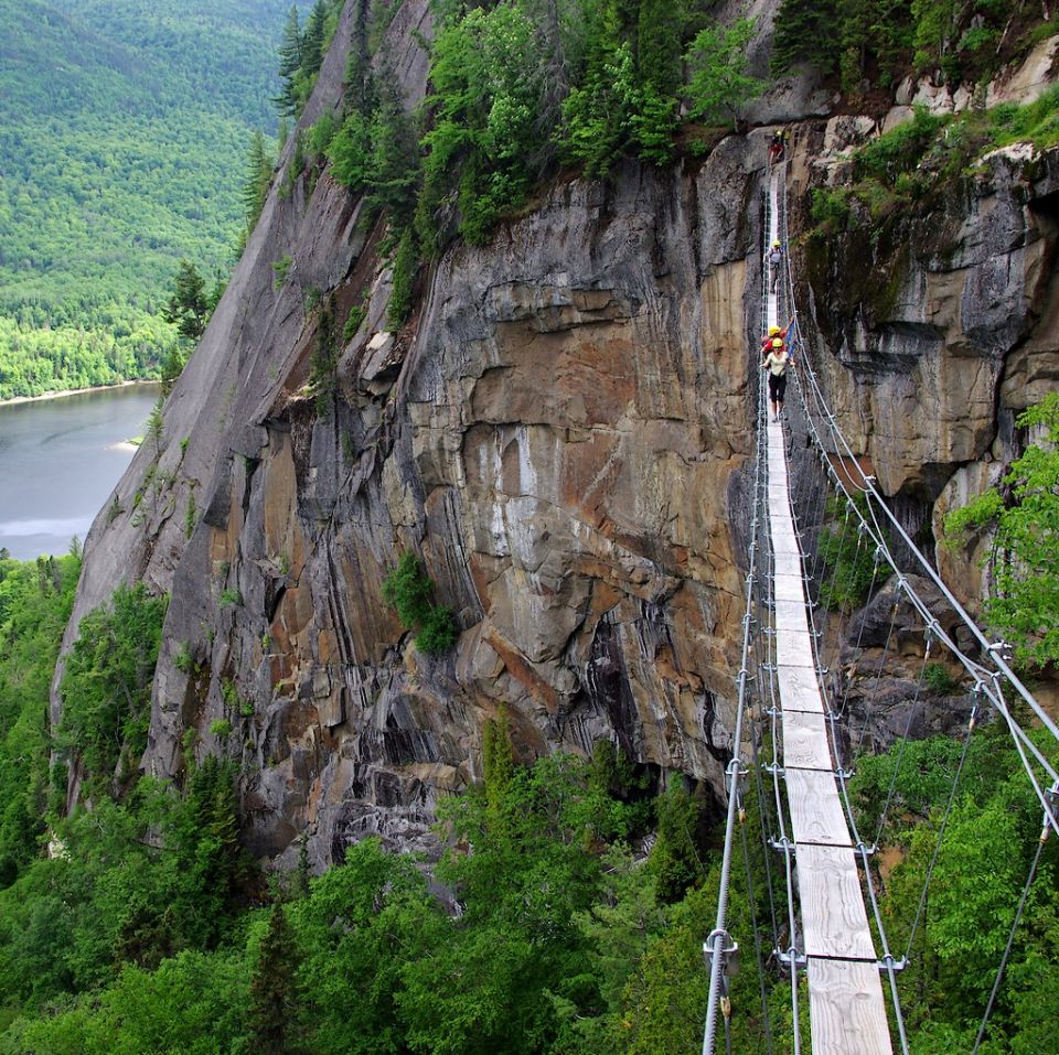 Québec, Fjord du Saguenay, Via Ferrata des Géants