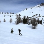 En ski de randonnée nordique dans les Alpes du Sud
